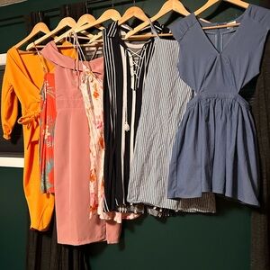 Lot of 7 Size Small Dresses – Perfect for Vacation!